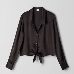 Wilfred Tie Front Blouse